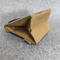  Vintage washed kraft paper bag lunch bag